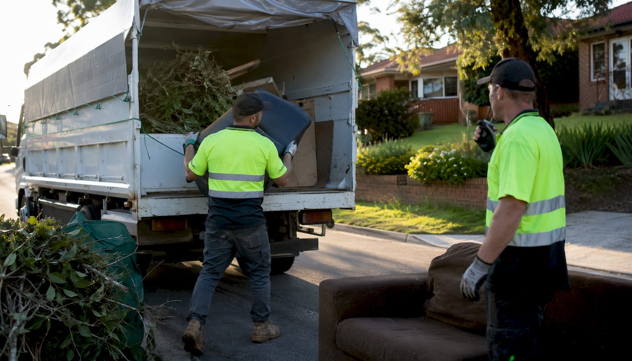 Comparison of skip bin and load-and-haul trucks in Sydney