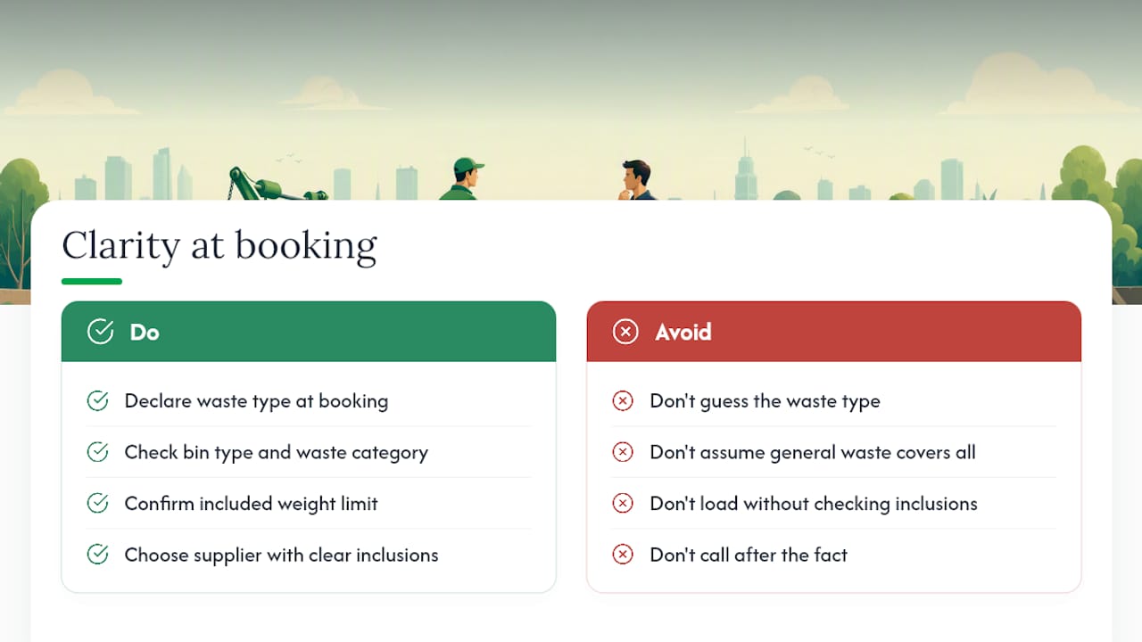 Why clarity at booking is worth more than any dispute process — overview diagram