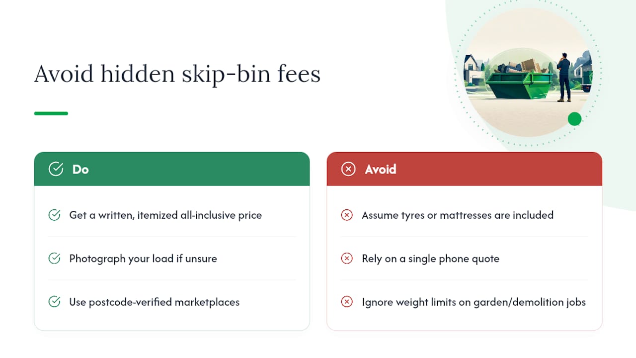 What I've Learned From Watching Skip Bin Bookings Go Wrong — overview diagram