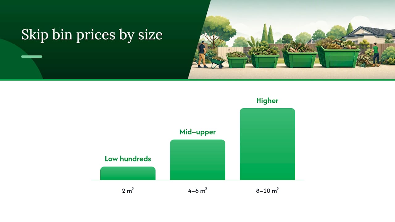What Does a Yard Clean Up Skip Bin Cost in Australia? — overview diagram