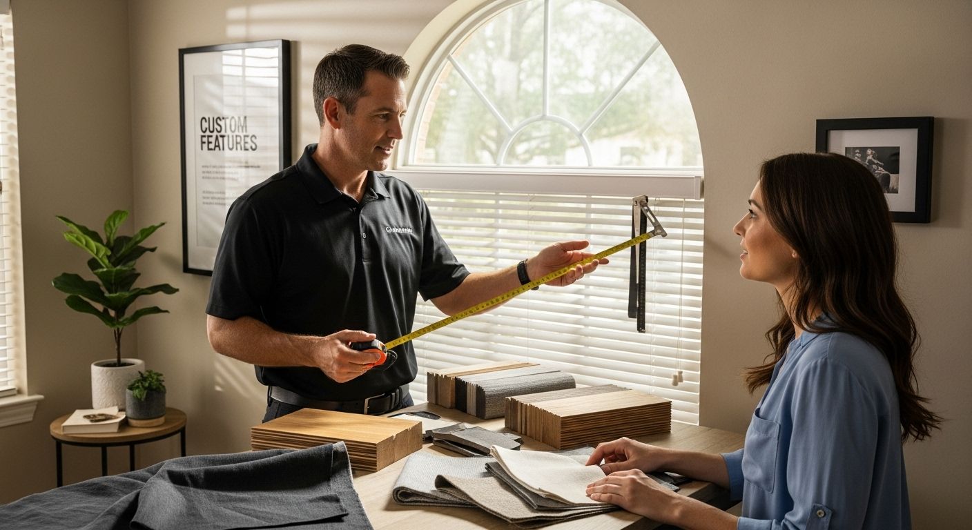 custom blinds features materials