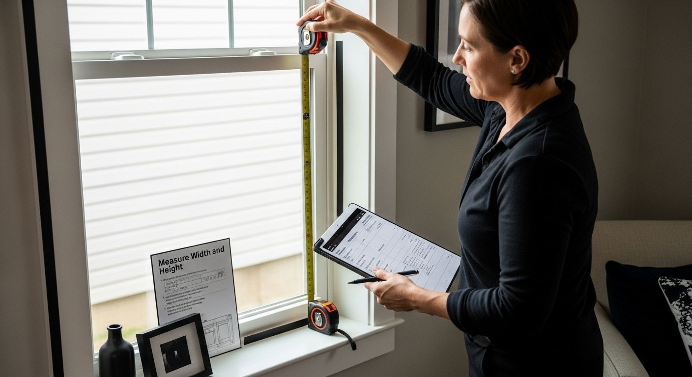 window height measuring, window width measurement