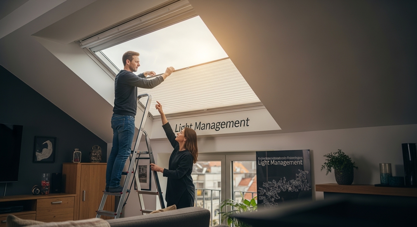 skylight shade adjustment