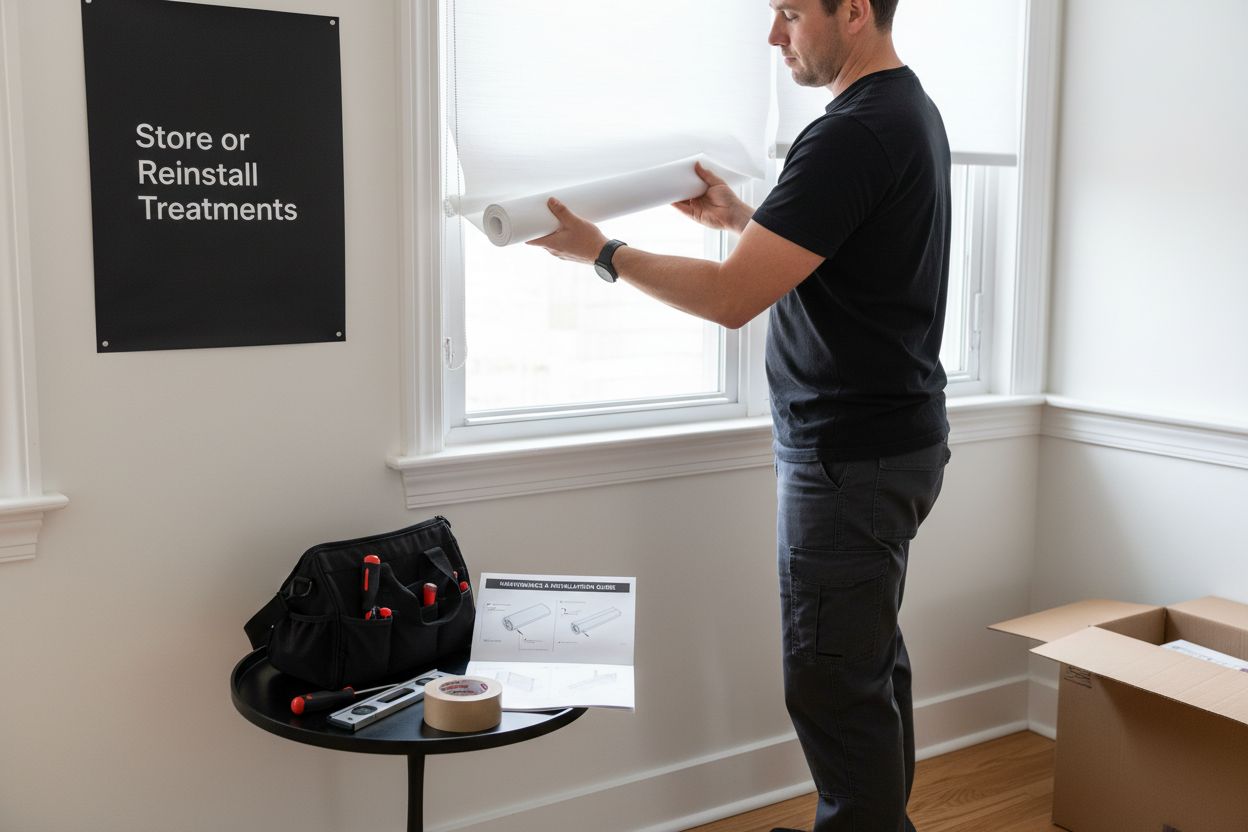 cleaning window treatments reinstall image