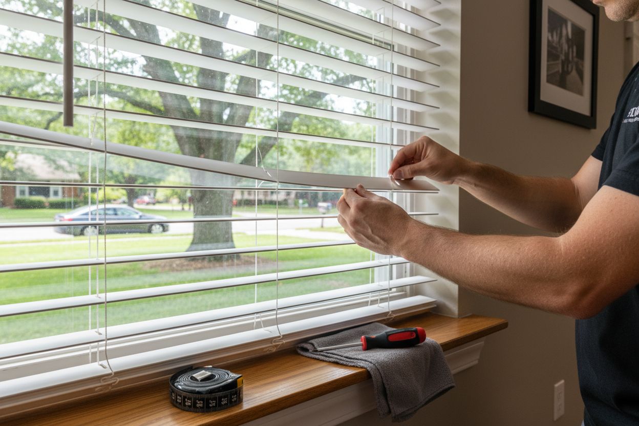 adjusting blind slat