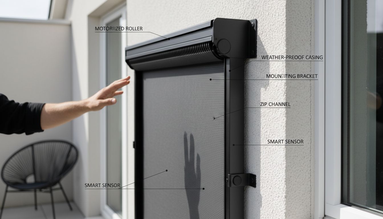 motorized blind mechanism