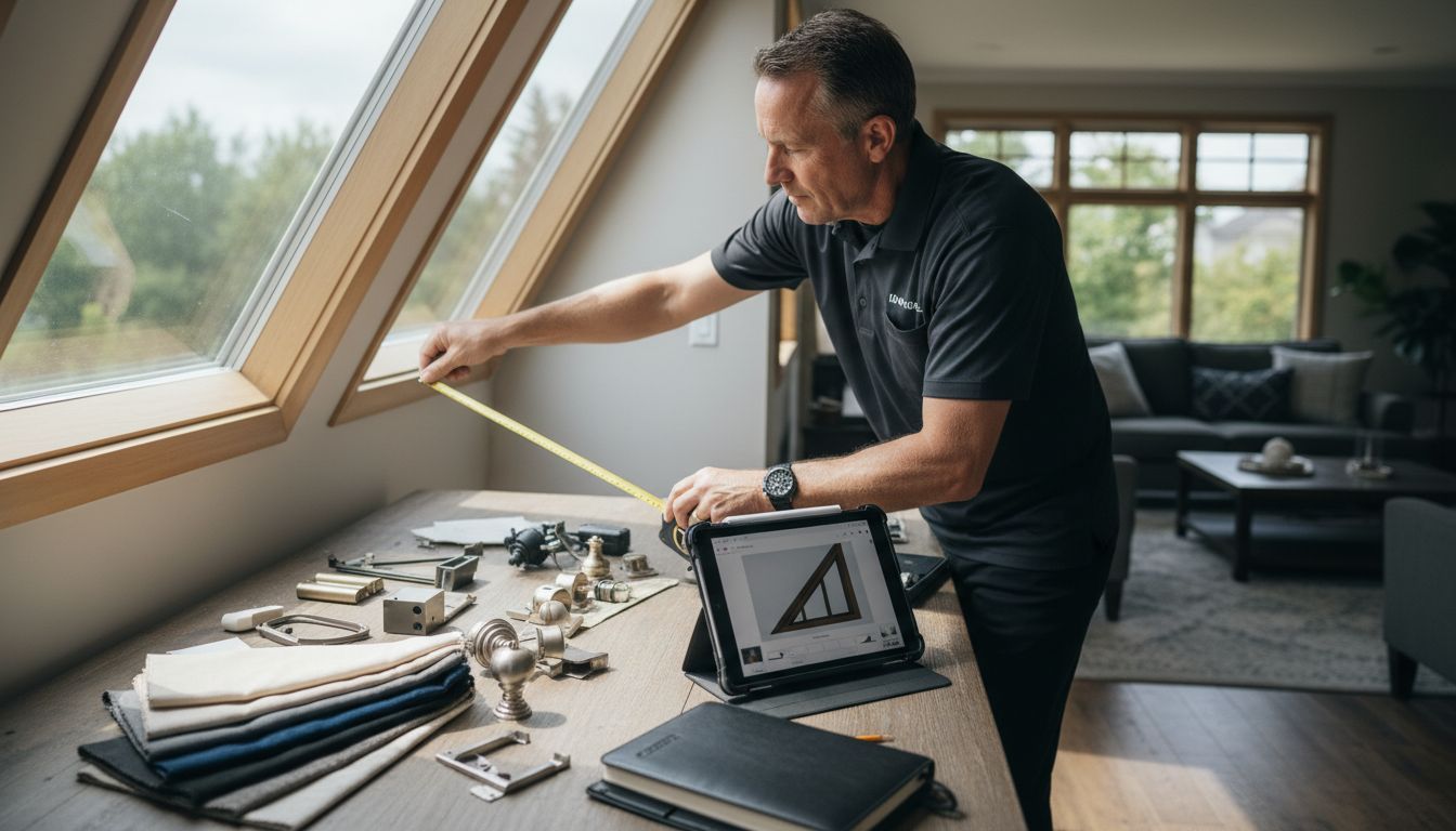 window shade measuring