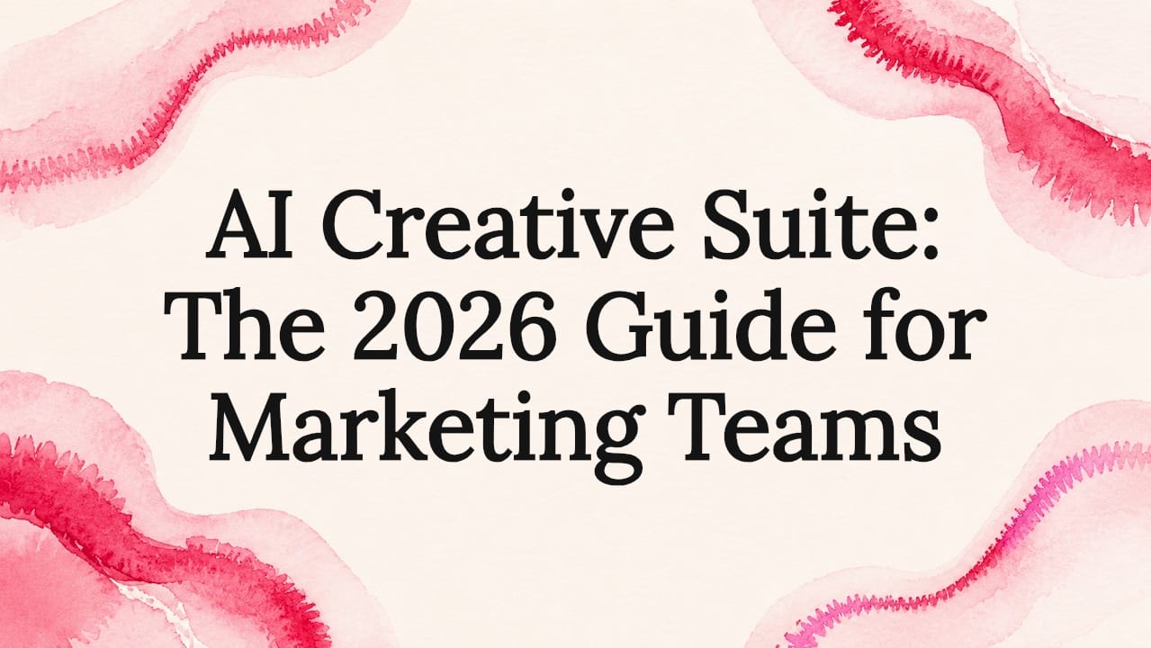 AI Creative Suite: The 2026 Guide for Marketing Teams