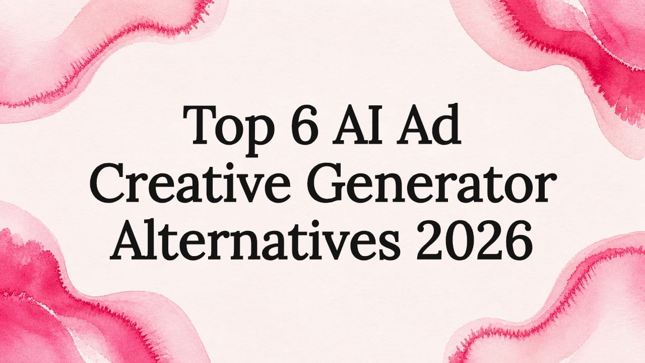 Top 6 AI Ad Creative Generator Alternatives 2026