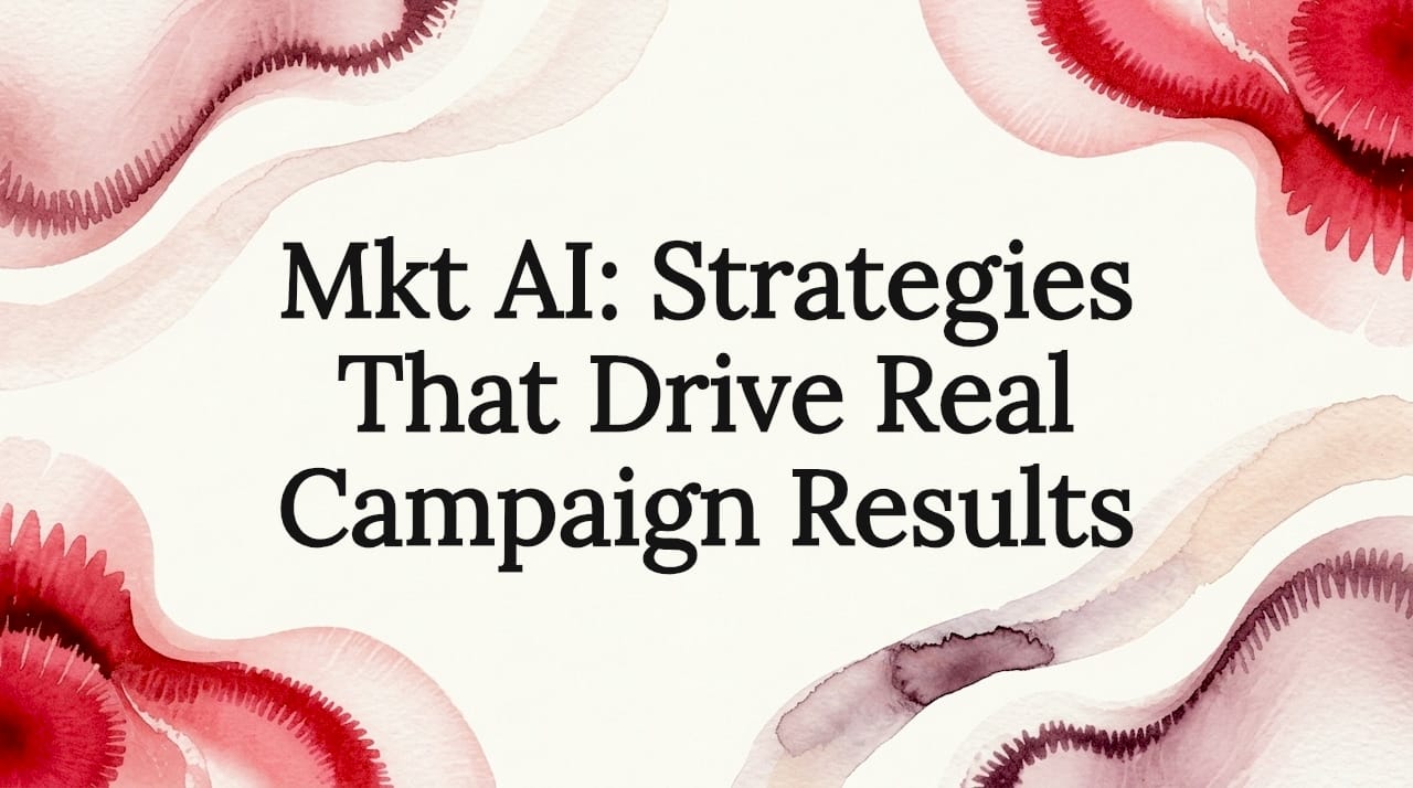 Mkt AI: Strategies That Drive Real Campaign Results