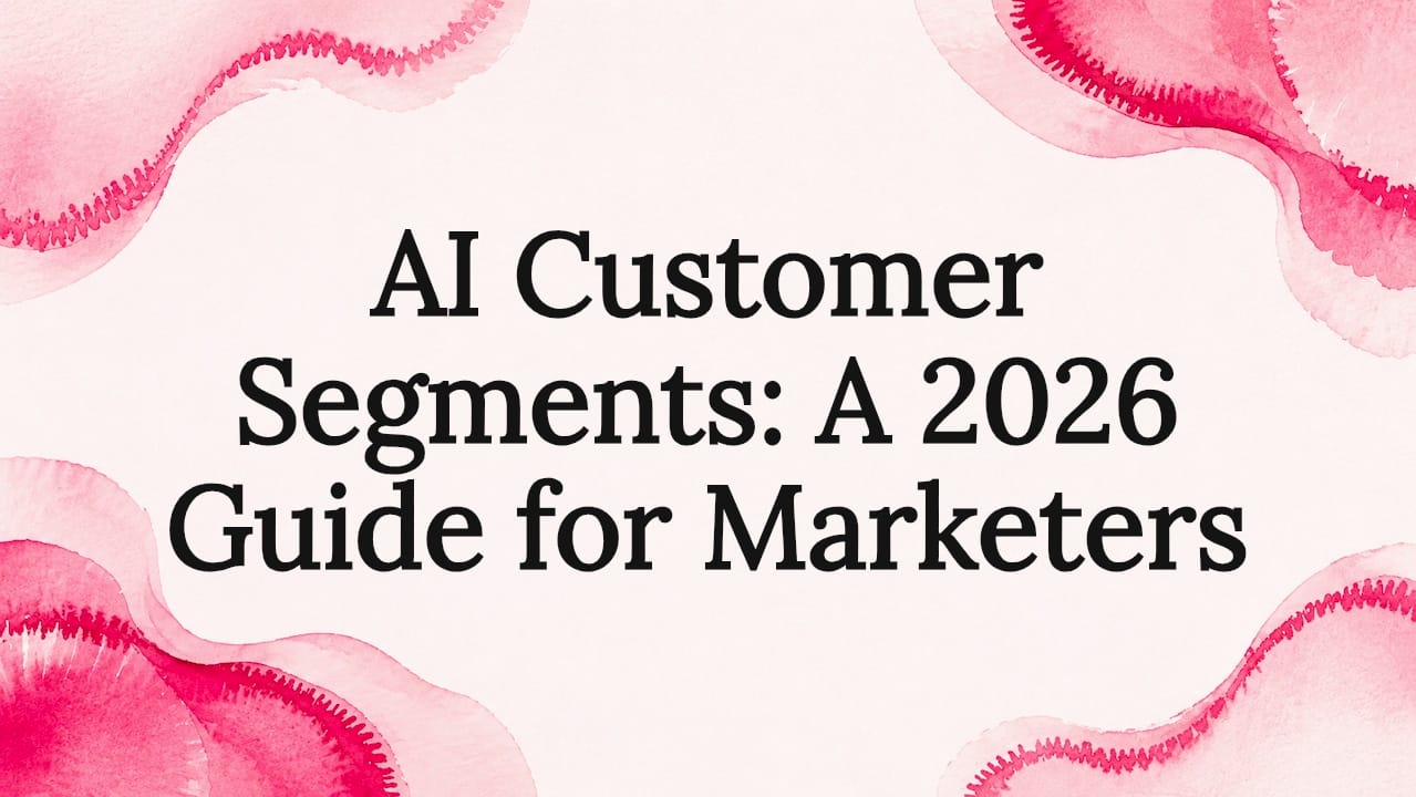AI Customer Segments: A 2026 Guide for Marketers