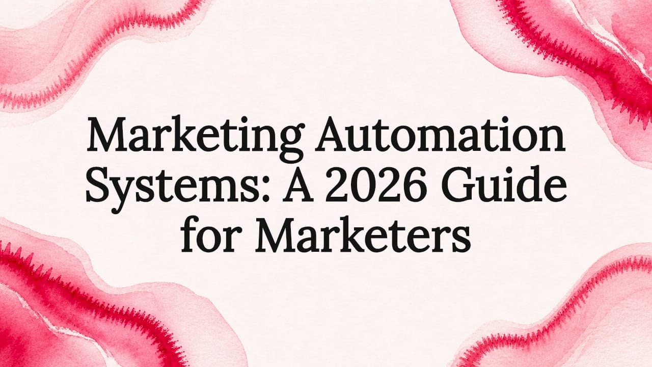 Marketing Automation Systems: A 2026 Guide for Marketers