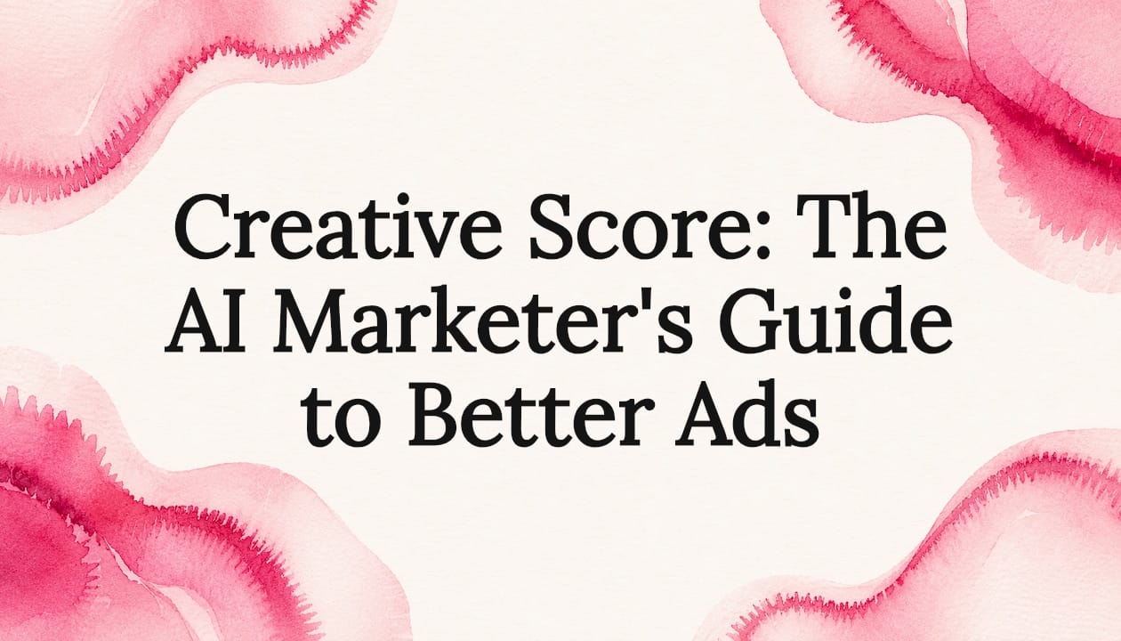 Creative Score: The AI Marketer's Guide to Better Ads
