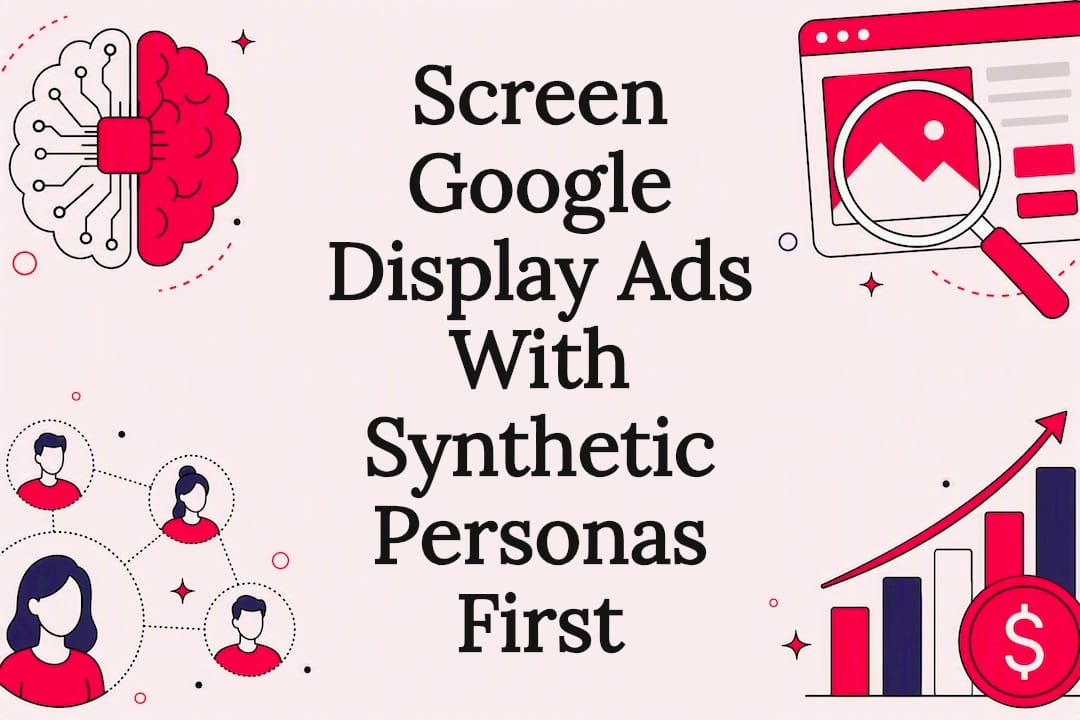 Screen Google Display Ads With Synthetic Personas First