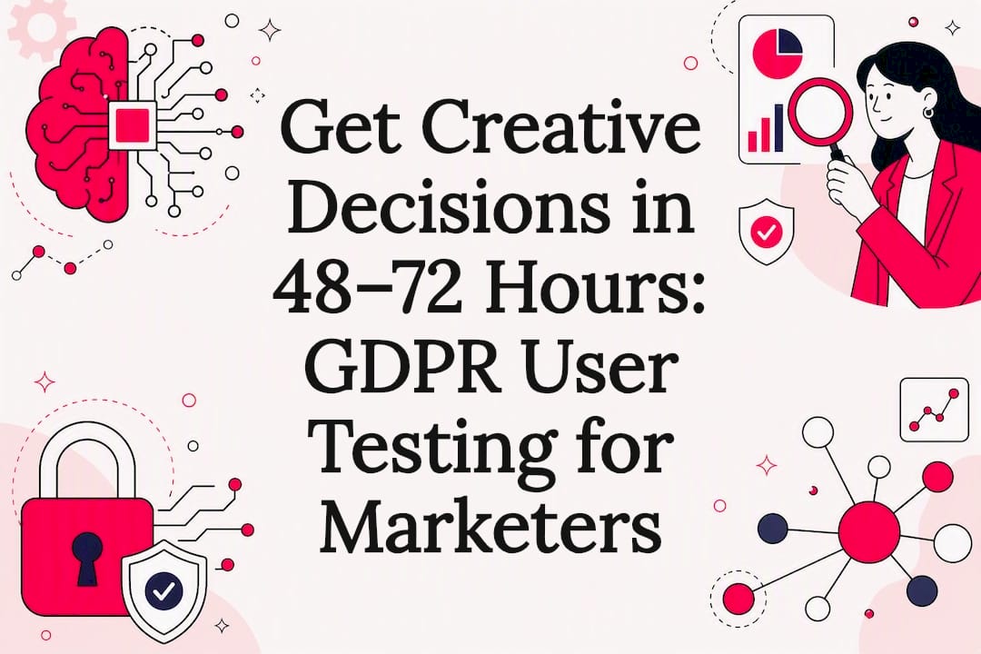 Get Creative Decisions in 48–72 Hours: GDPR User Testing for Marketers