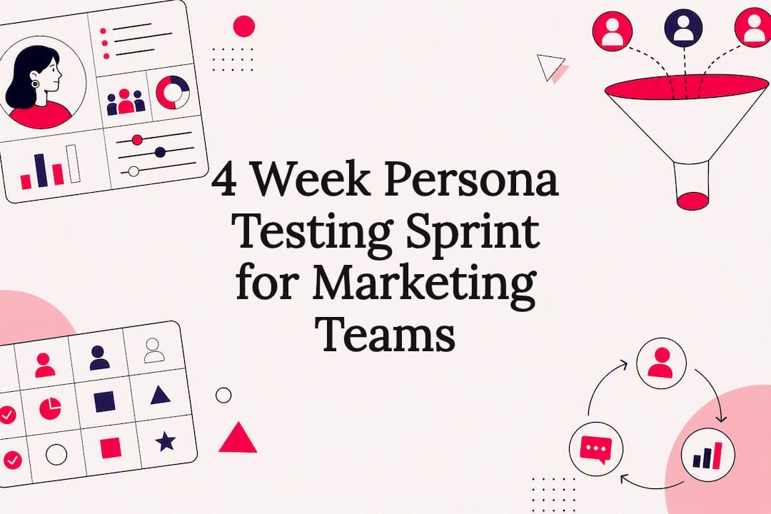 4 Week Persona Testing Sprint for Marketing Teams