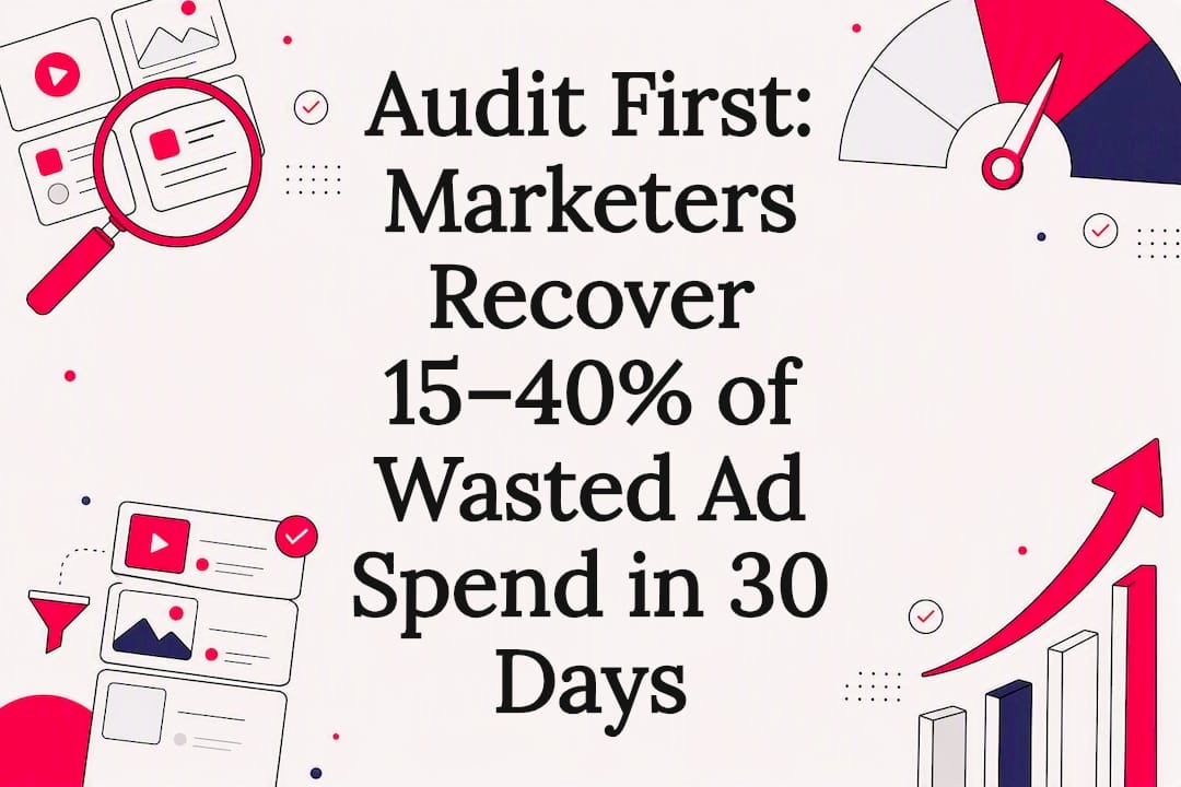 Audit First: Marketers Recover 15–40% of Wasted Ad Spend in 30 Days