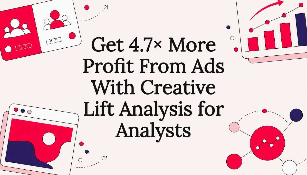 Analistler için kreatif artış analiziyle reklamlardan 4,7 kat daha fazla kâr elde edin