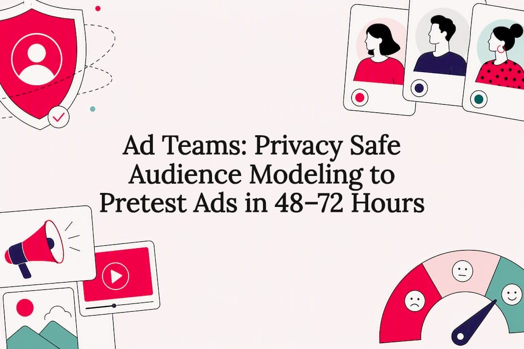 Reklam ekipleri için 48–72 saatte ön test: Gizliliği koruyan kitle modelleme