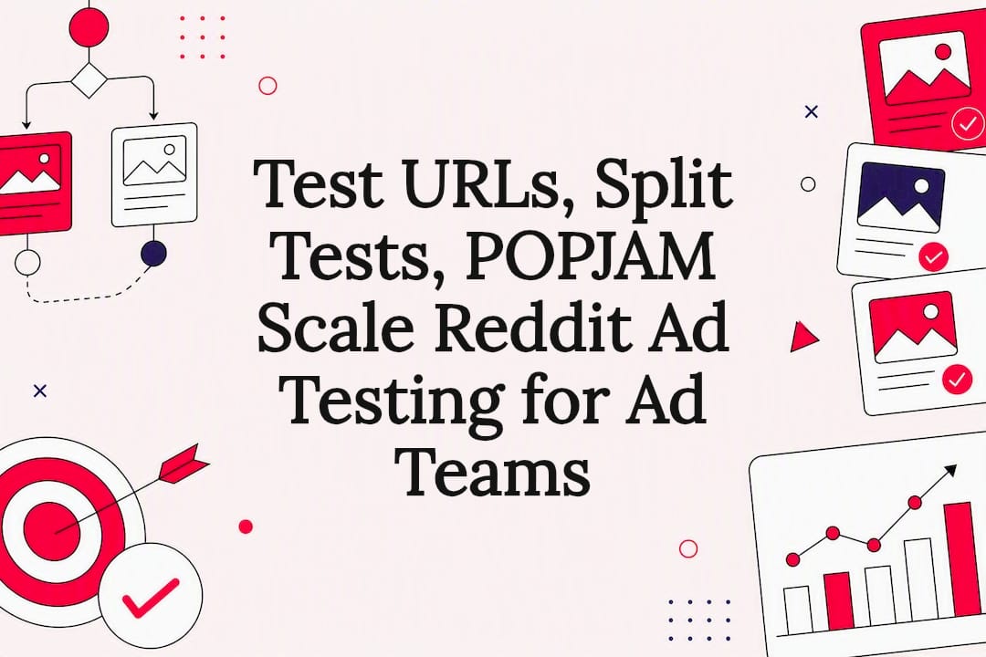 Test URLs, Split Tests, POPJAM Scale Reddit Ad Testing for Ad Teams