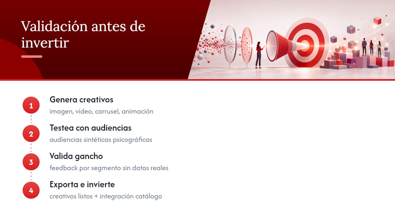 POPJAM: genera y valida el copy antes de gastar en Meta — overview diagram