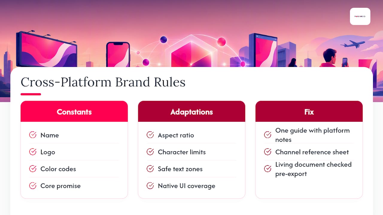 Keeping Brand Consistency Ads Aligned Across Every Platform — overview diagram