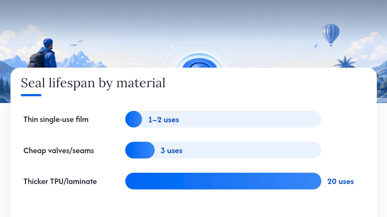 Why Bag Material Determines How Long Compression Lasts — overview diagram