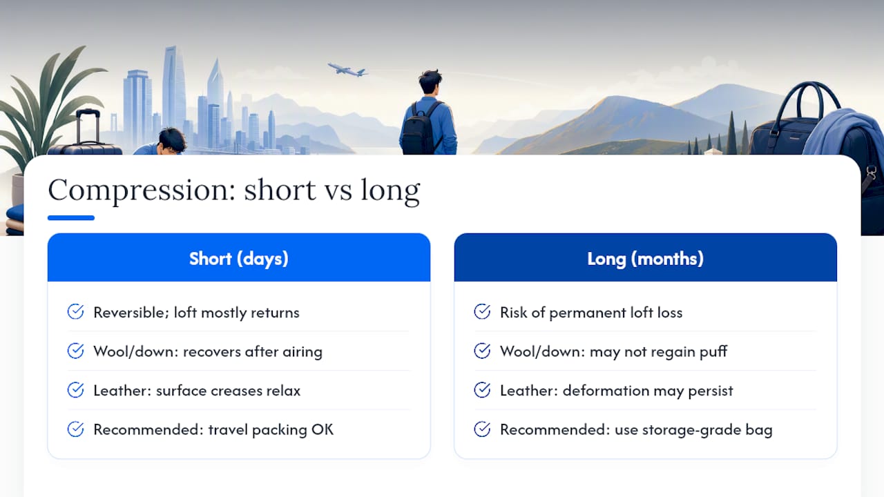 Does Short-Term Travel Wrinkle Clothes Differently Than Long-Term Storage? — overview diagram