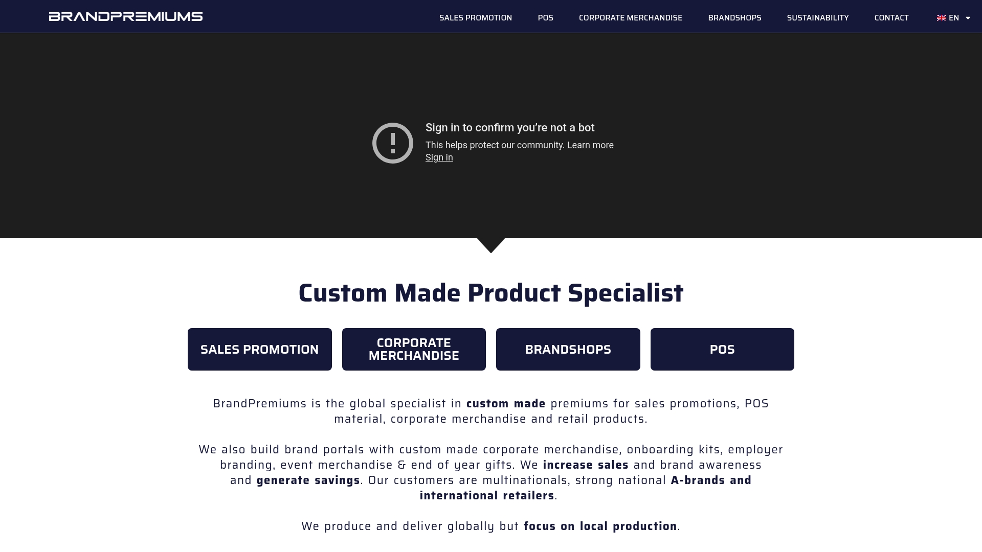 BrandPremiums custom merchandise and brand portals