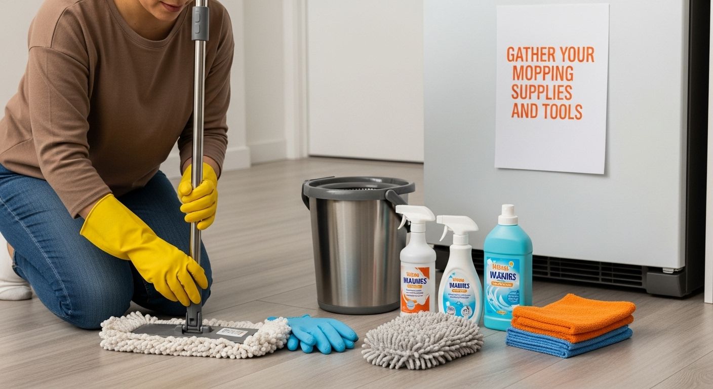 cum să pregătești consumabilele pentru mop