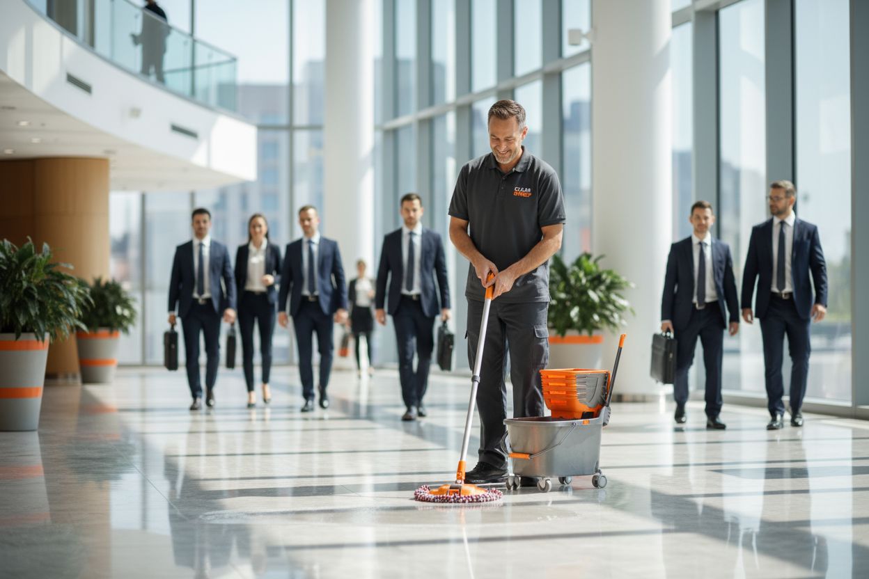 mop rotativ profesional igienă