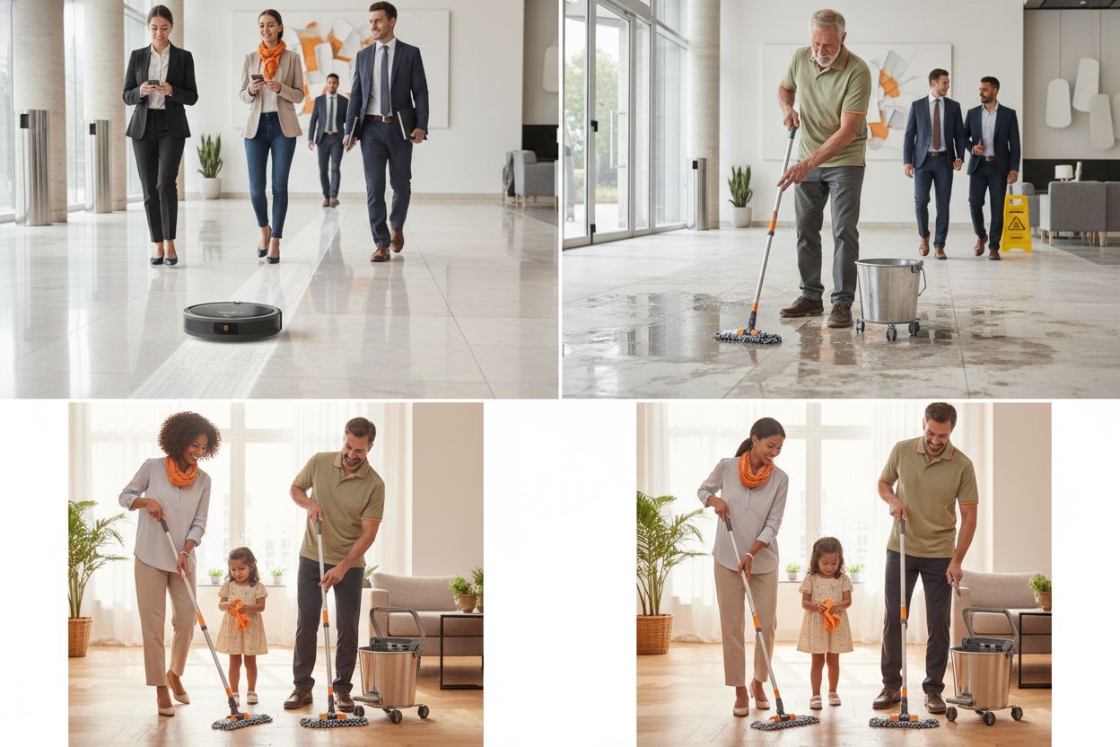modern versus traditional mopping