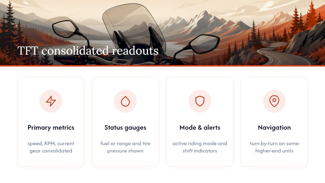 TFT dashboard information consolidated in one panel