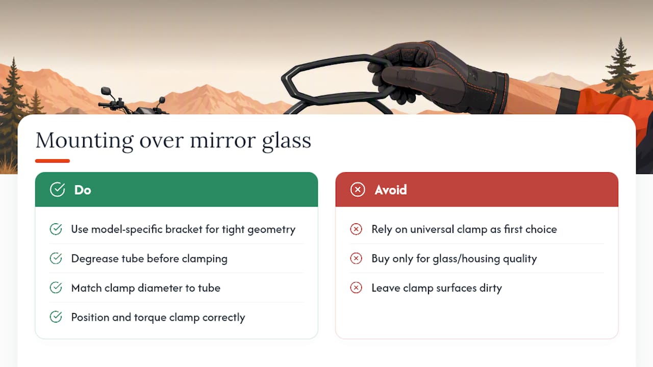 Why Most Mirror Complaints Are Really Mounting Mistakes — overview diagram