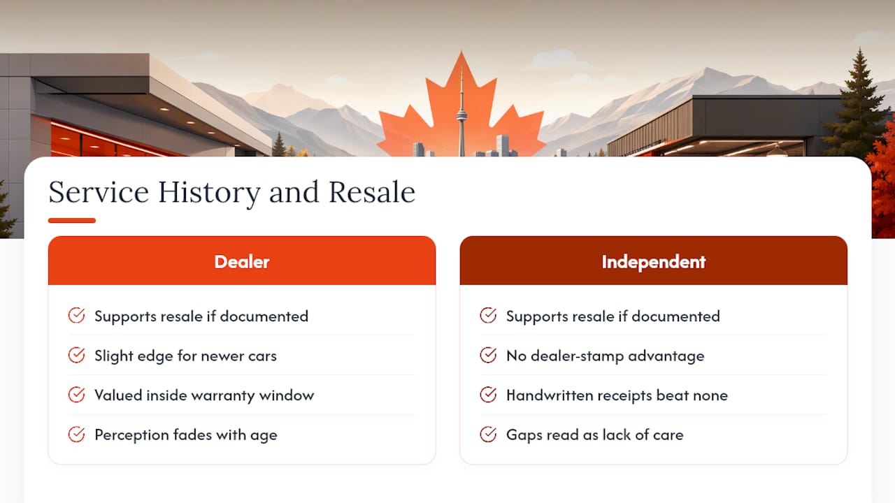 Does Service History Affect Resale Value? — overview diagram
