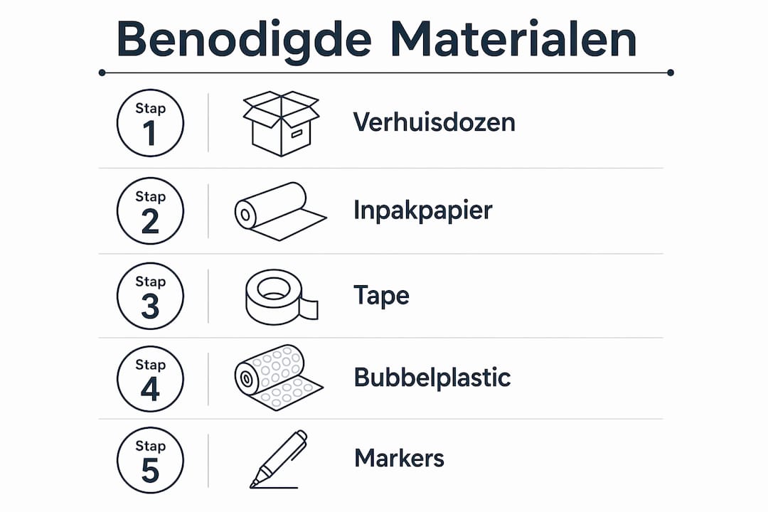 Handige infographic: dit heb je nodig voor een soepele verhuizing