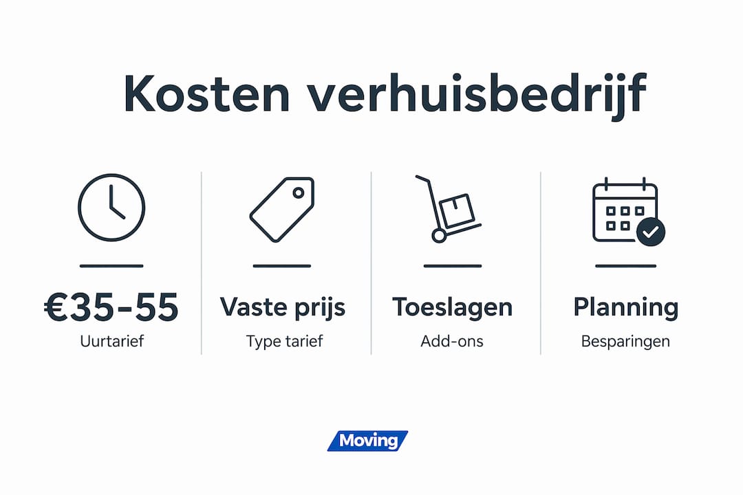 Overzicht: wat bepaalt de kosten van een verhuisbedrijf?