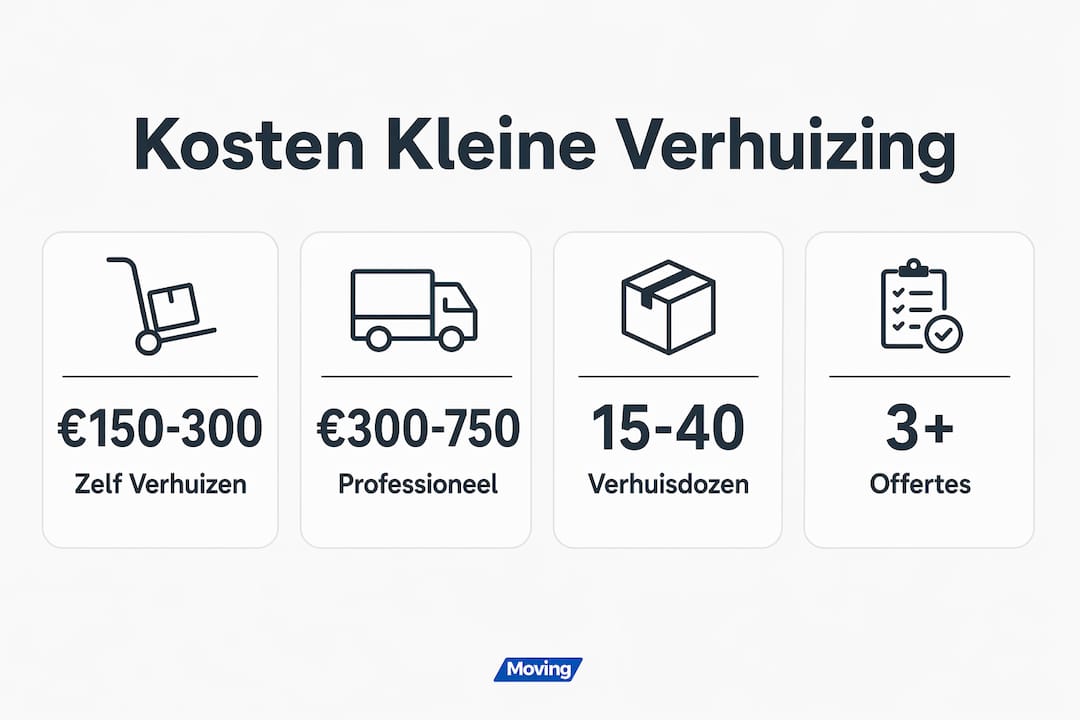 Handy infographic with prices and smart tips for a small move