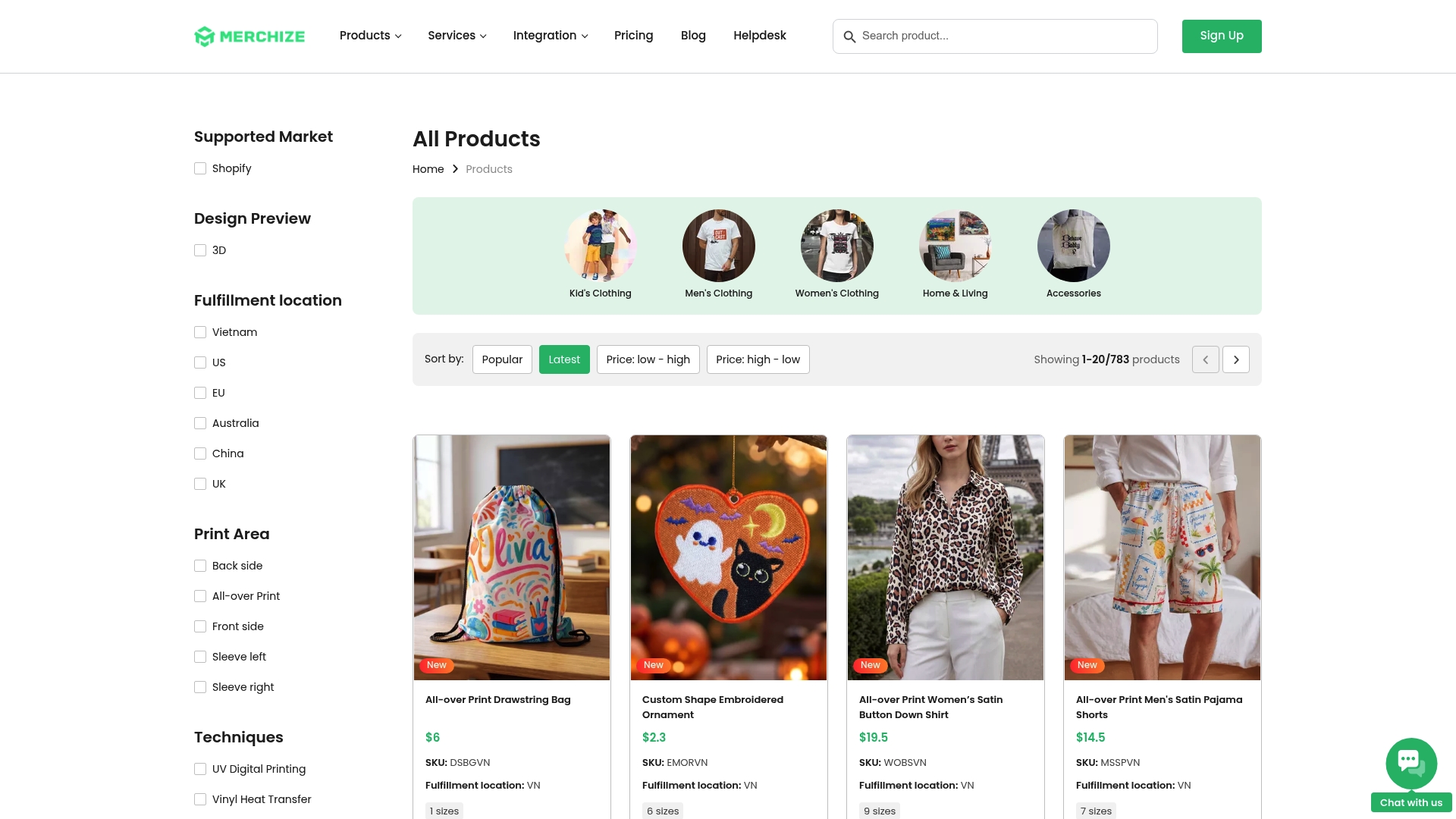 https://merchize.com/all-products