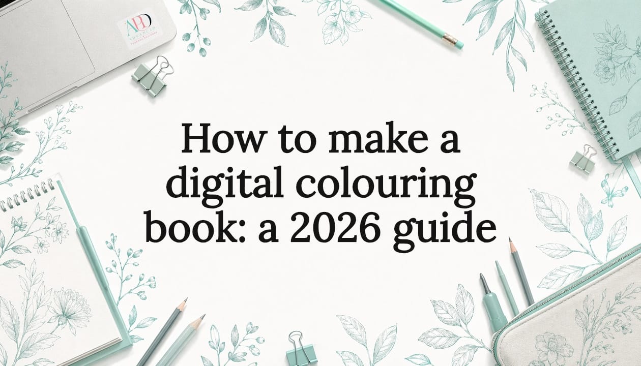 How to make a digital colouring book: a 2026 guide