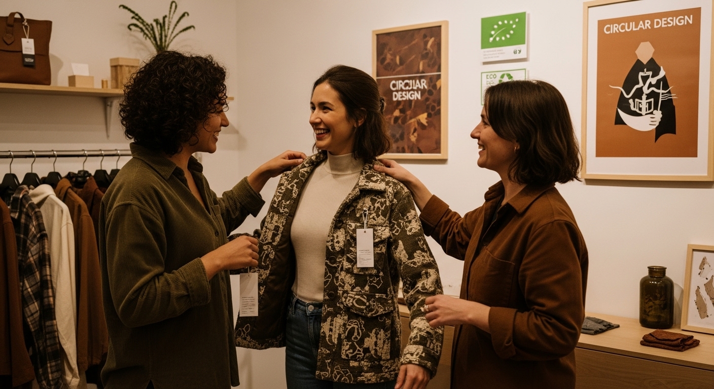 circular design clothing store