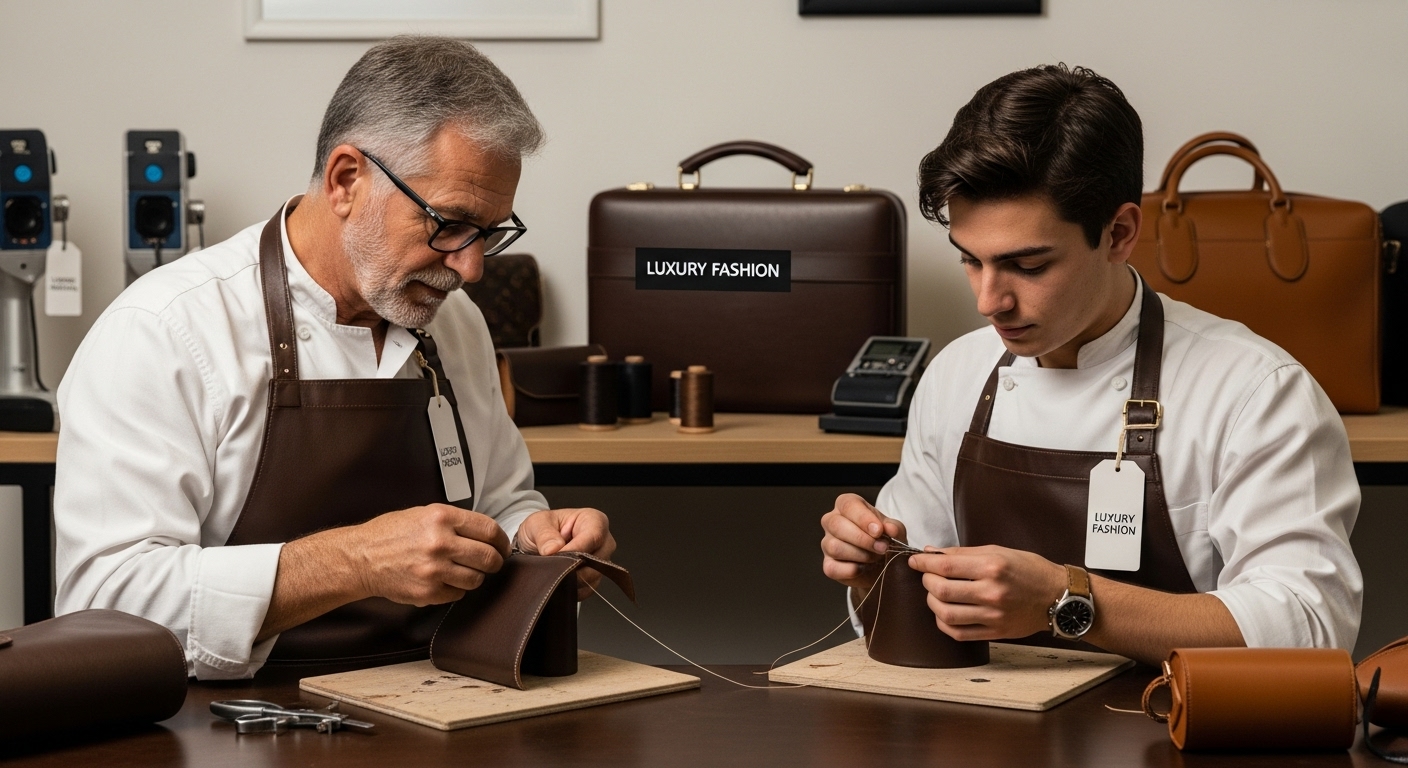 generational Italian leather workshop