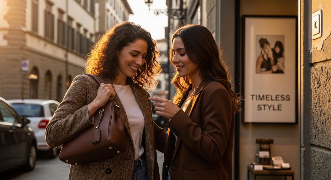 italian handbag street style
