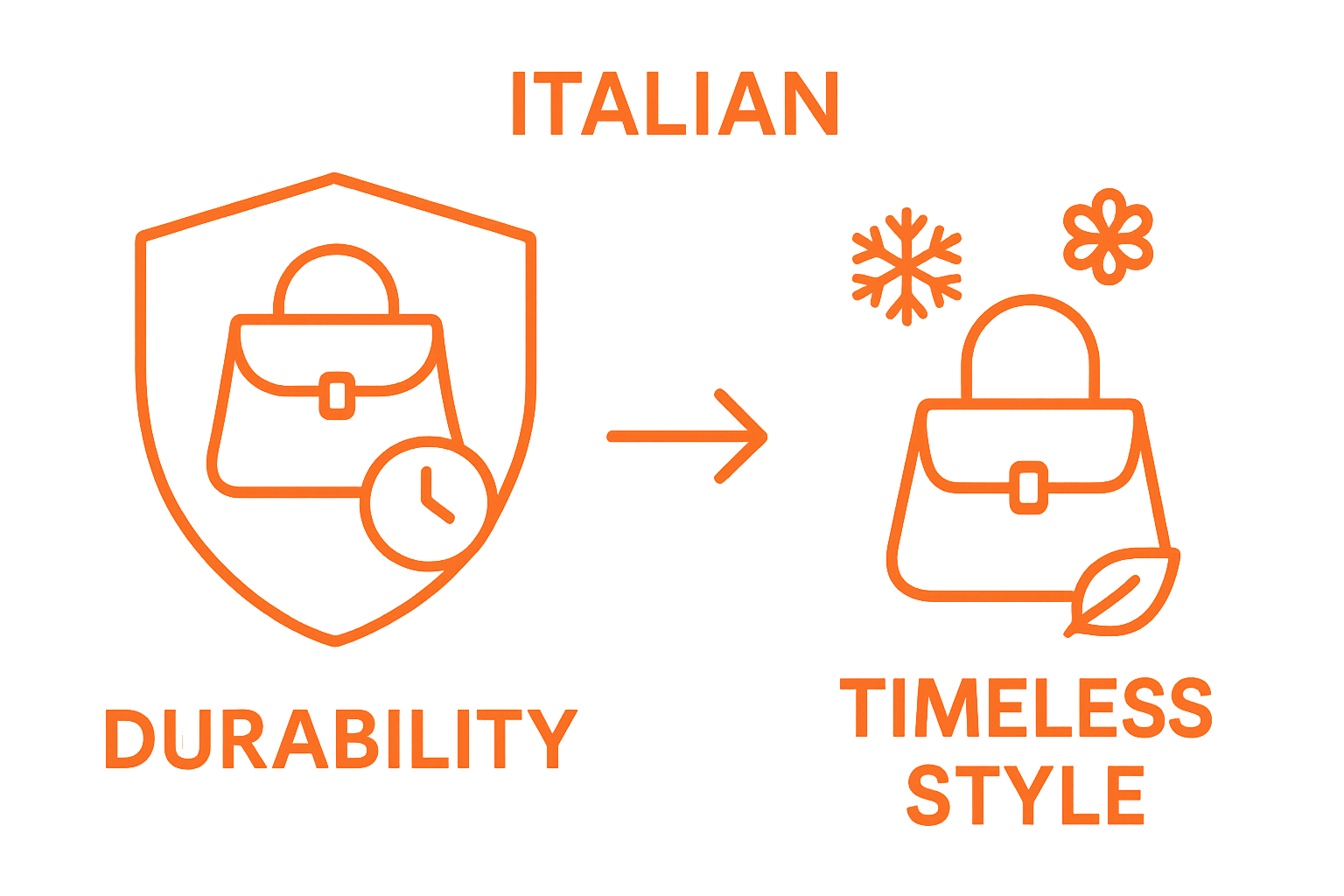 Durability versus timeless style benefits of Italian handbags