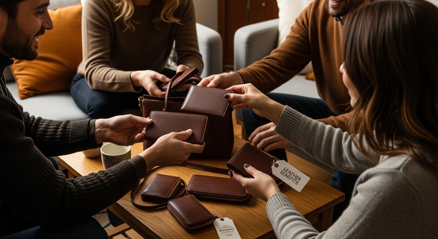 benefits Italian leather products