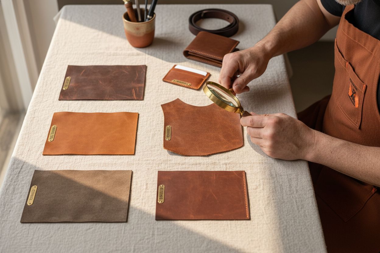 leather type samples