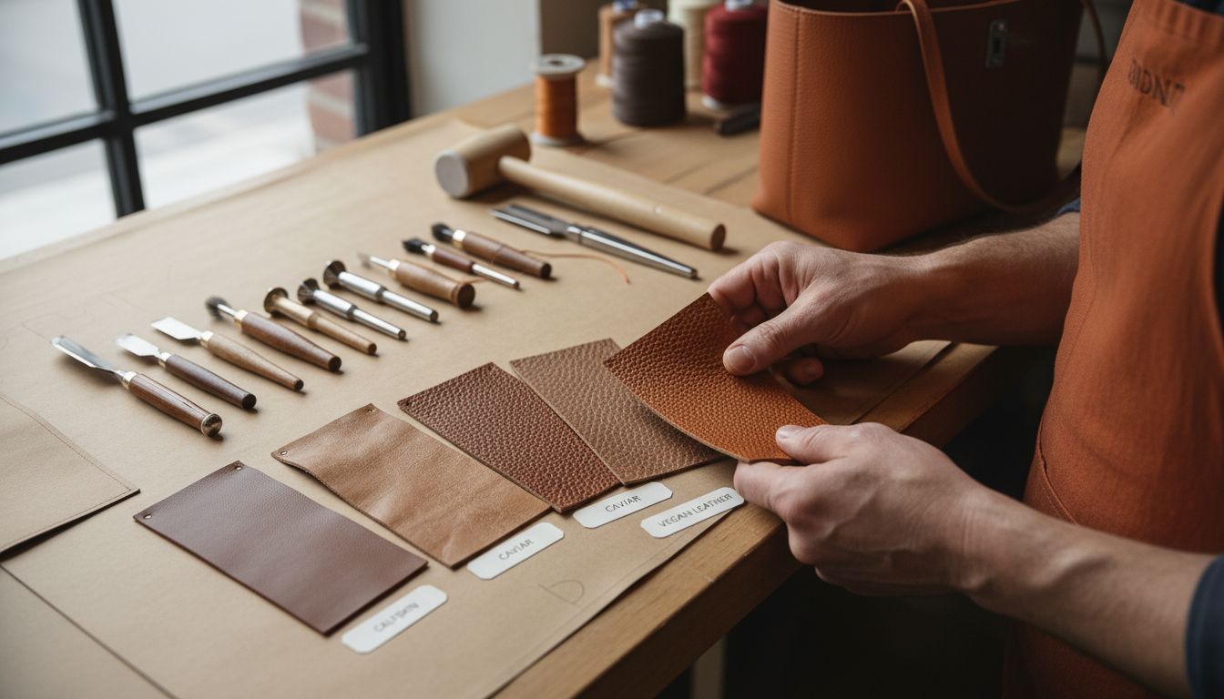 luxury leather types