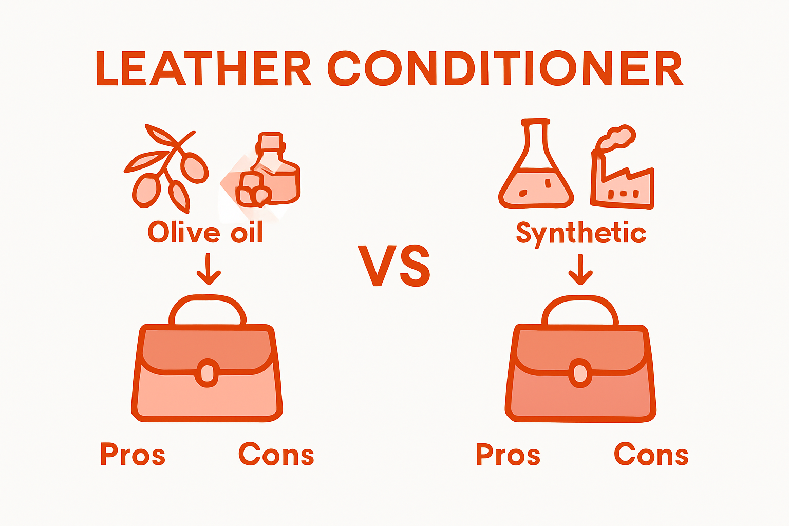Infographic: natural versus synthetic conditioner comparison