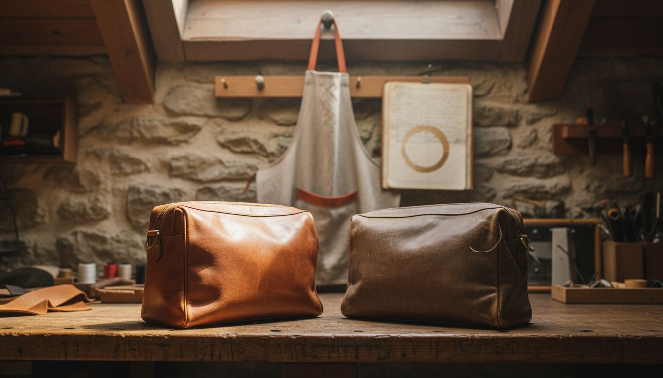 Comparing artisan and mass-produced handbags