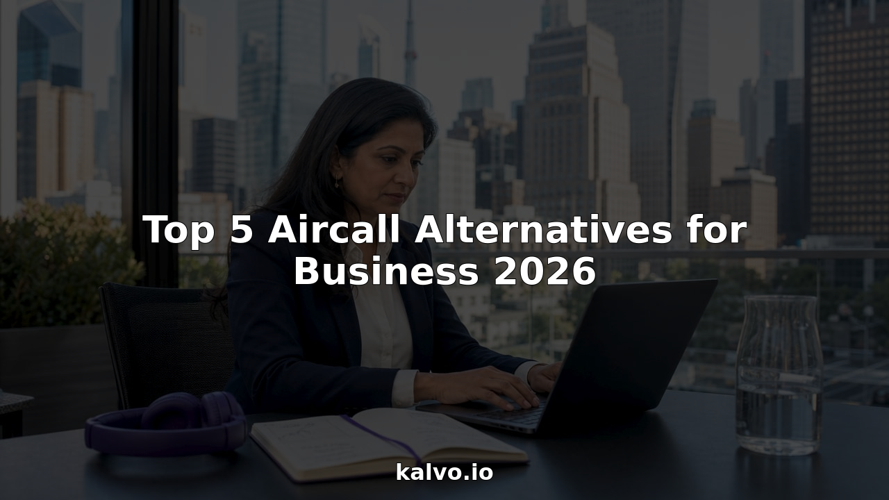 Cover image for Top 5 Aircall Alternatives for Business 2026